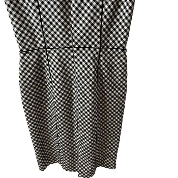 White House Black Market Gingham Check Dress Size 4 - Picture 9 of 9